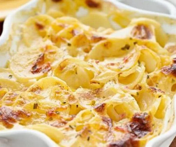 Tepsis krumpli felvágottal recept