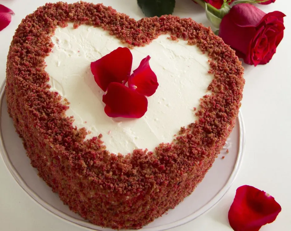 A Red Velvet, azaz vörös bársony torta szuper ajándék Valentin-napra