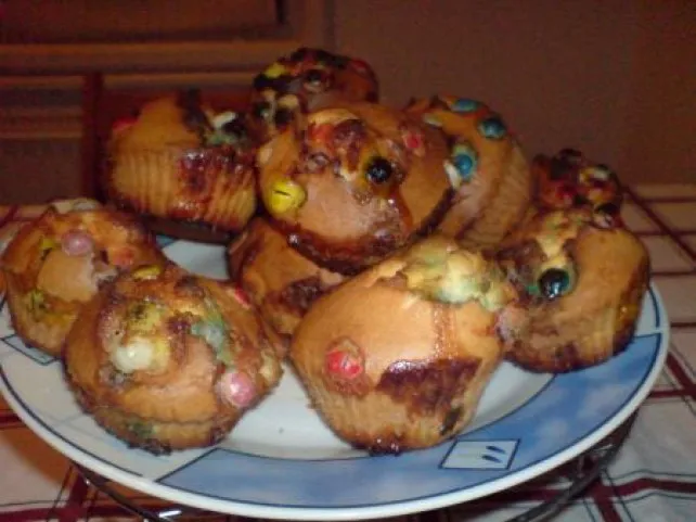 Konfettis muffin recept