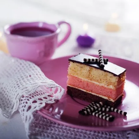 Angol szelet háromszínű tésztával recept