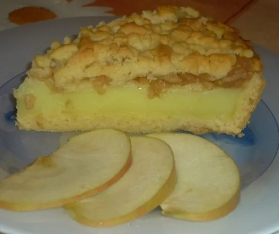 Almás pite vaníliakrémmel recept