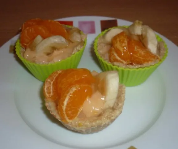 Sütés nélküli gyümölcsös kosárka recept