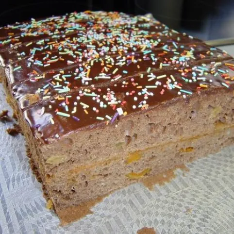 Lekváros gyümölcskenyér süti recept