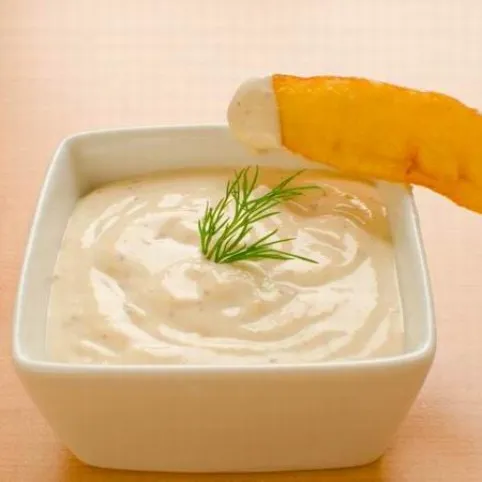 Sült krumpli fokhagymás mártogatóssal recept