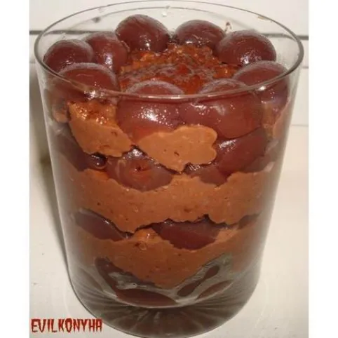 Meggyes-kakaós zabpuding recept