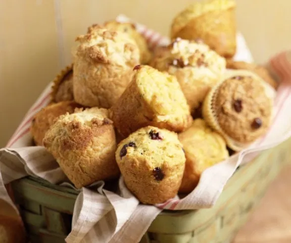Aszalt vörös áfonyás muffin recept