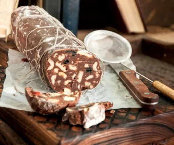 Olasz csokiszalámi (Salame di cioccolato) recept