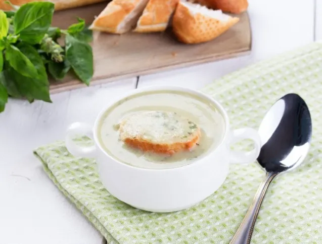 Padlizsánkrémleves pirítóssal recept