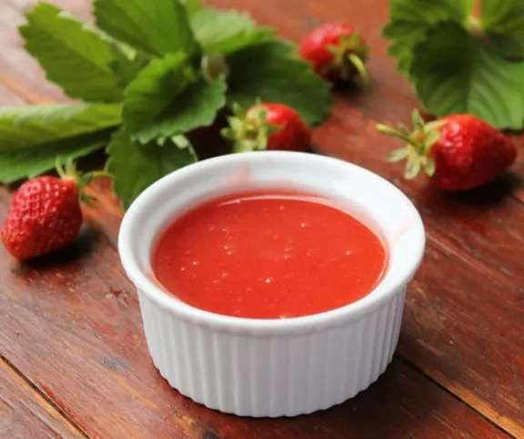 Gyömbéres eperszósz recept