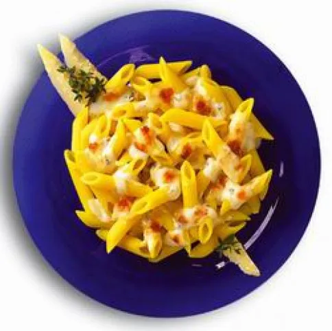 Sajtos Pennette Rigate csőben sütve recept