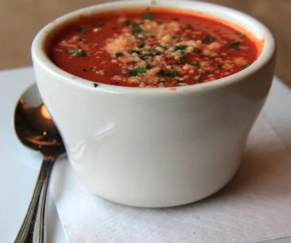 Grillezett sajtos olasz paradicsomleves recept