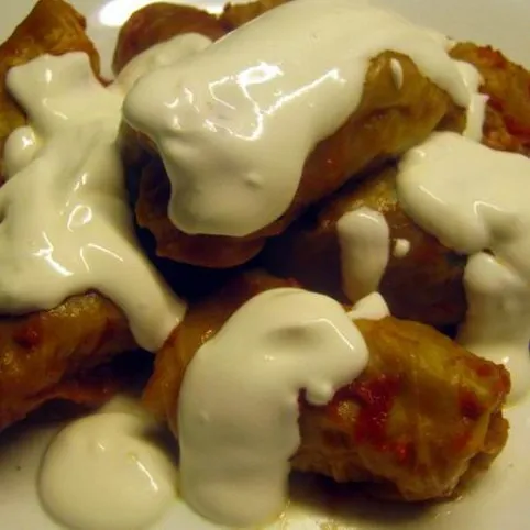 Töltött káposzta gerslivel recept