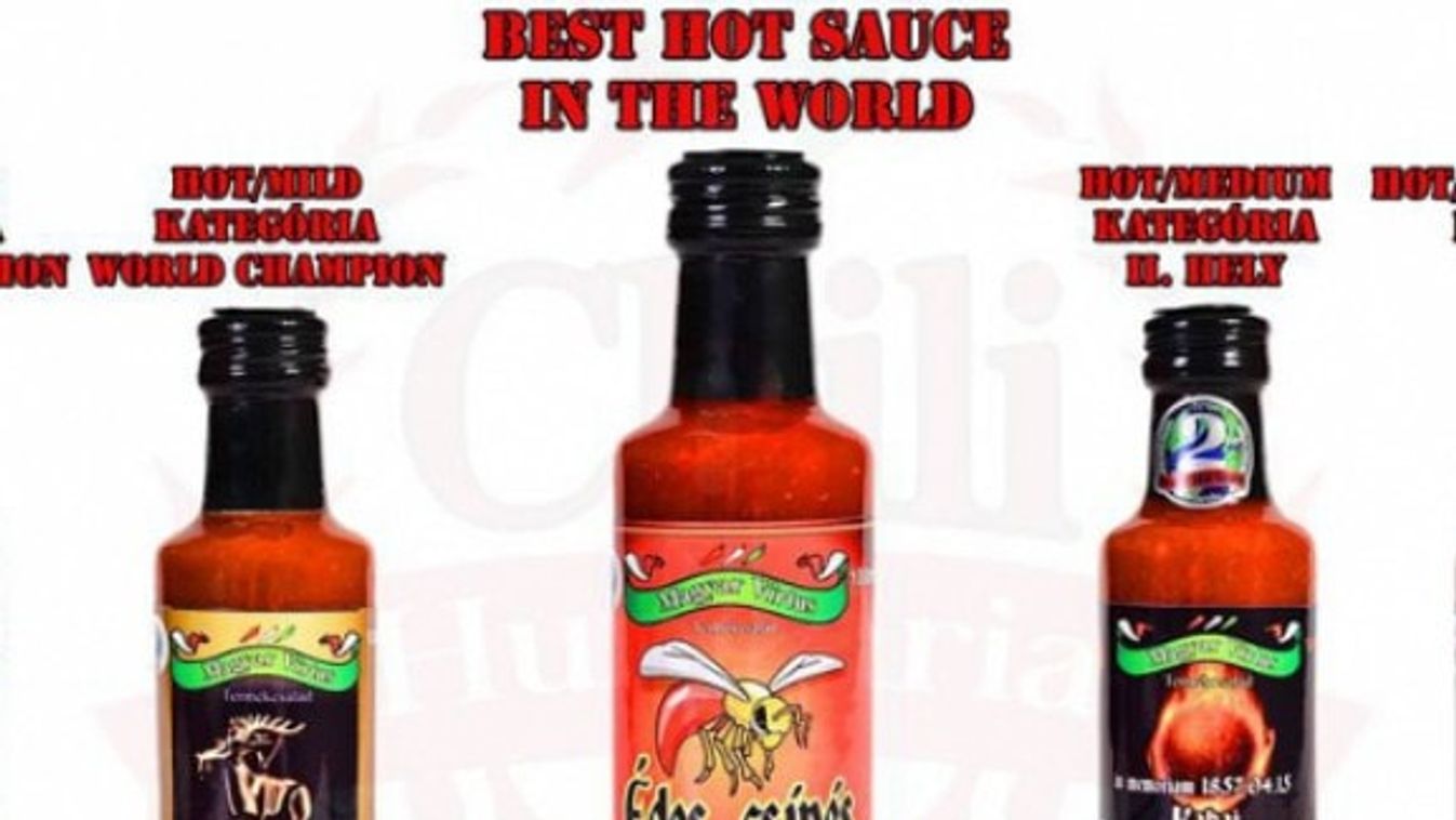 World Hot Sauce Awards 2017 Chili Hungária Manufaktúra Édes Csípés világbajnok