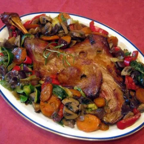 Rozmaringos báránysült zöldségkörettel recept