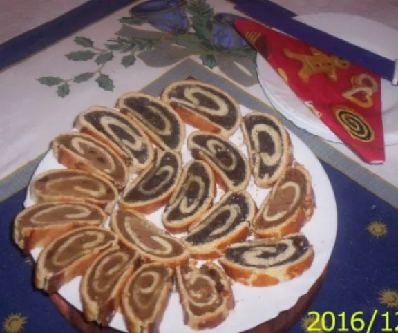 Márványos, omlós bejgli  recept