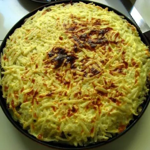 Rizses-húsos rakott karalábé recept