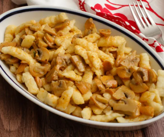 Gombapörkölt recept