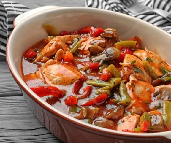 Csirkepörkölt olasz módra recept