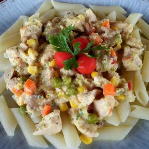 Tejszínes csirkemell ínyenc módra recept