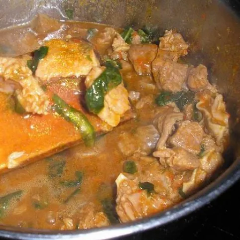 Bárányragu medvehagymával recept