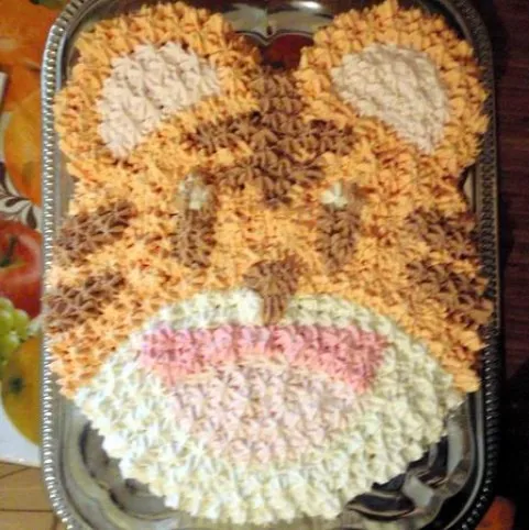 Csokilikőrös tigris (shimajiro) torta recept
