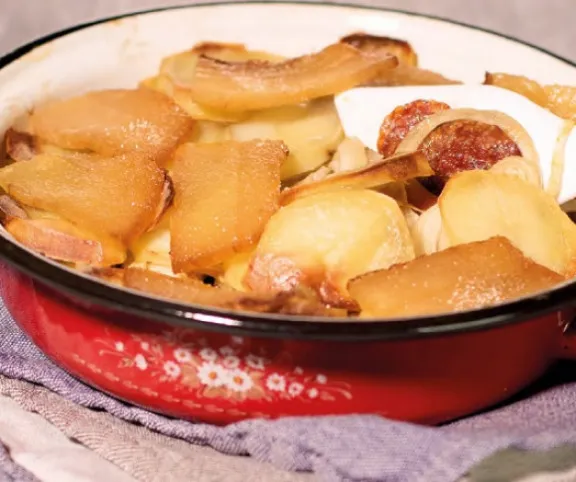 Tepsis krumpli magyarosan recept