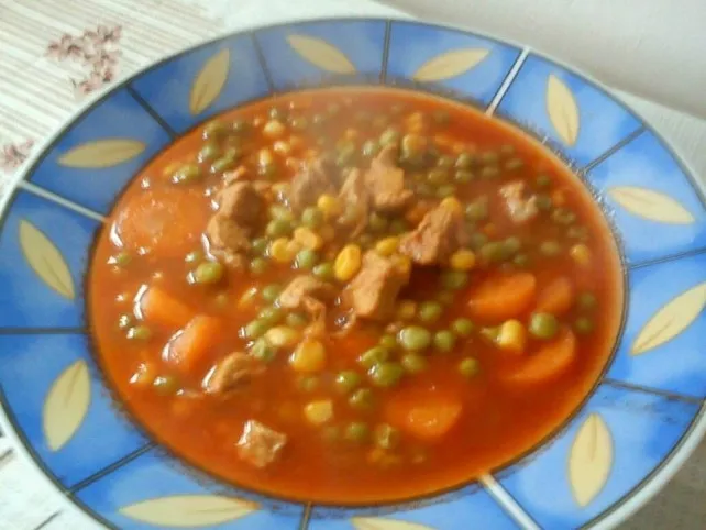 Paradicsomos-zöldséges raguleves - Mindmegette Villámverseny recept