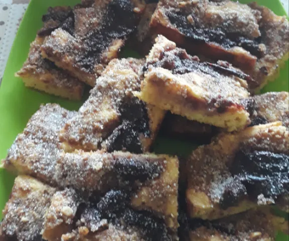 Kukoricaprósza szilvalekvárral és dióval recept