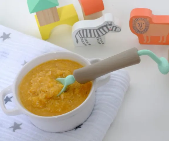 Zabpelyhes répa- és burgonyapüré (bébiétel) recept