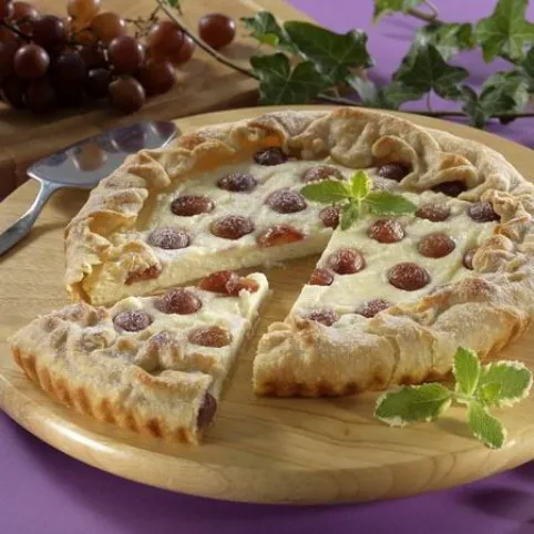Szőlős mascarpone-torta recept