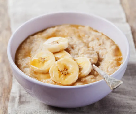 Mézes-banános zabkása recept