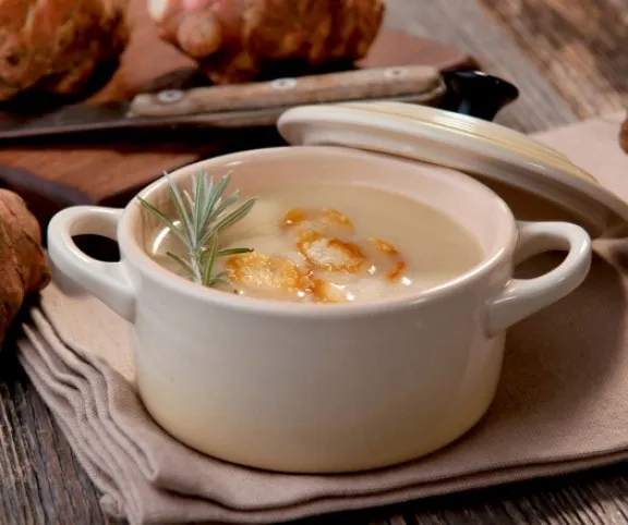 Csicsókakrémleves csipsszel recept