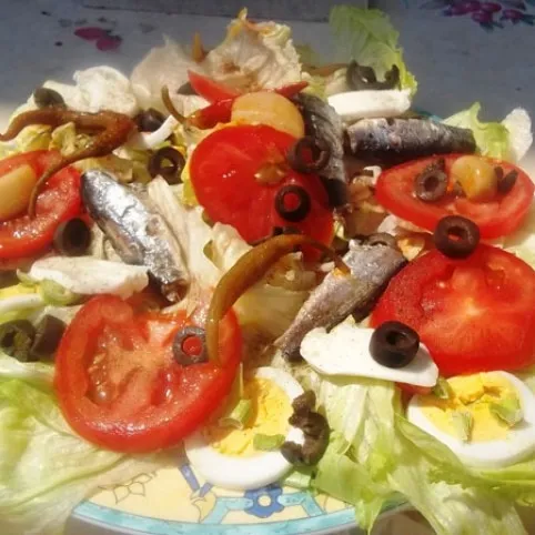 Caprese szardíniával  recept