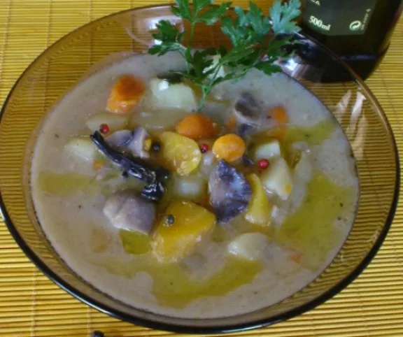 Vargányás gombakrémleves recept