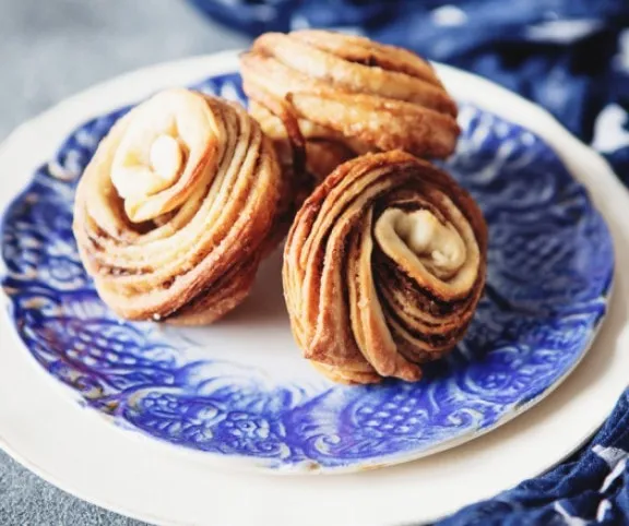 Fahéjas cruffin recept