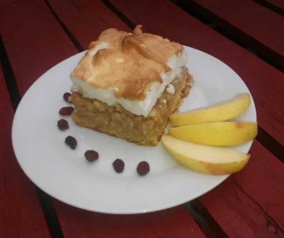 Habos almás süti recept