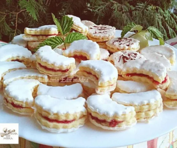Lekváros félholdak recept