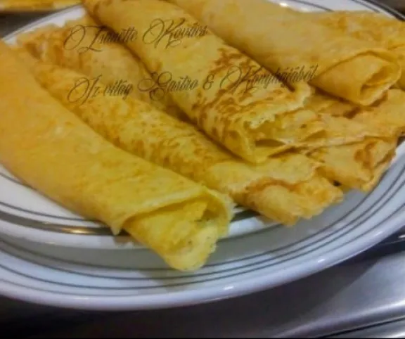 Palacsinta Zsanette módra  recept