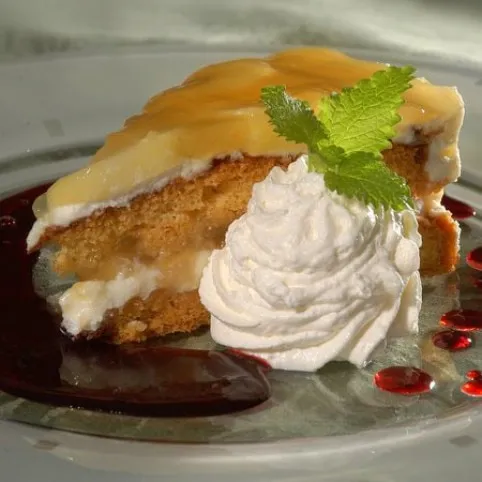 Mascarponés túrótorta likőrös almával recept