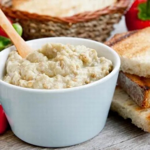 Joghurtos padlizsánkrém recept