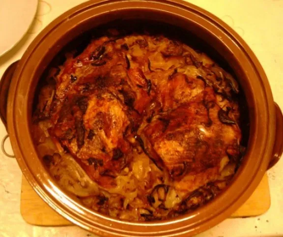 Cserépedényben sült oldalas recept