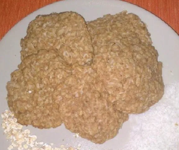 Egyszerű kókuszos zabpelyhes keksz recept