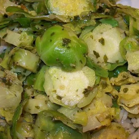 Párolt kelbimbó frissen őrölt borssal recept