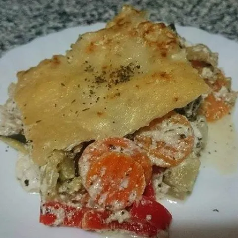 Tejfölös rakott zöldség recept