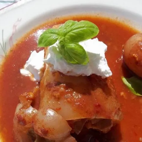 Sonkás töltött paprika recept