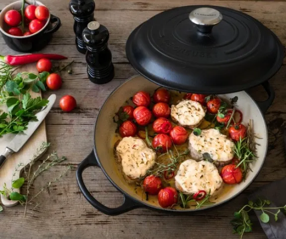 Kecskesajtos-fokhagymás szűzérme recept