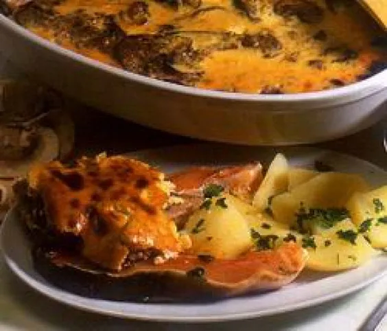 Pontyszelet gombával recept