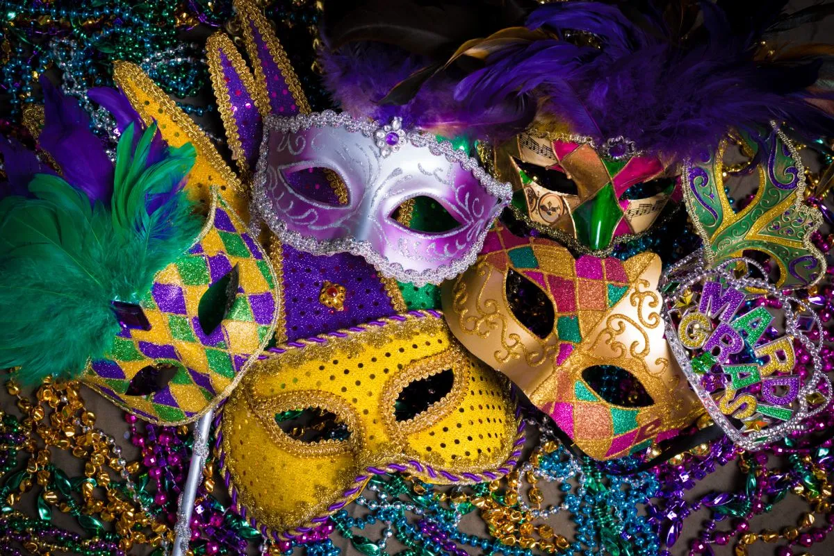 Maszkok mardi gras-ra (kövér keddre)  / Fotó: Shutterstock