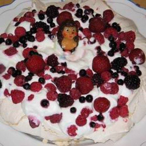 Pavlova-torta recept