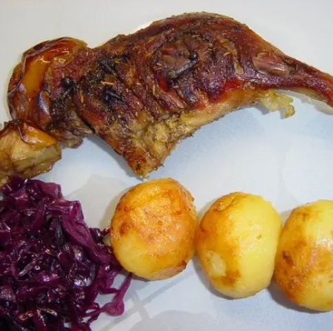 Illatos almás kacsacomb recept